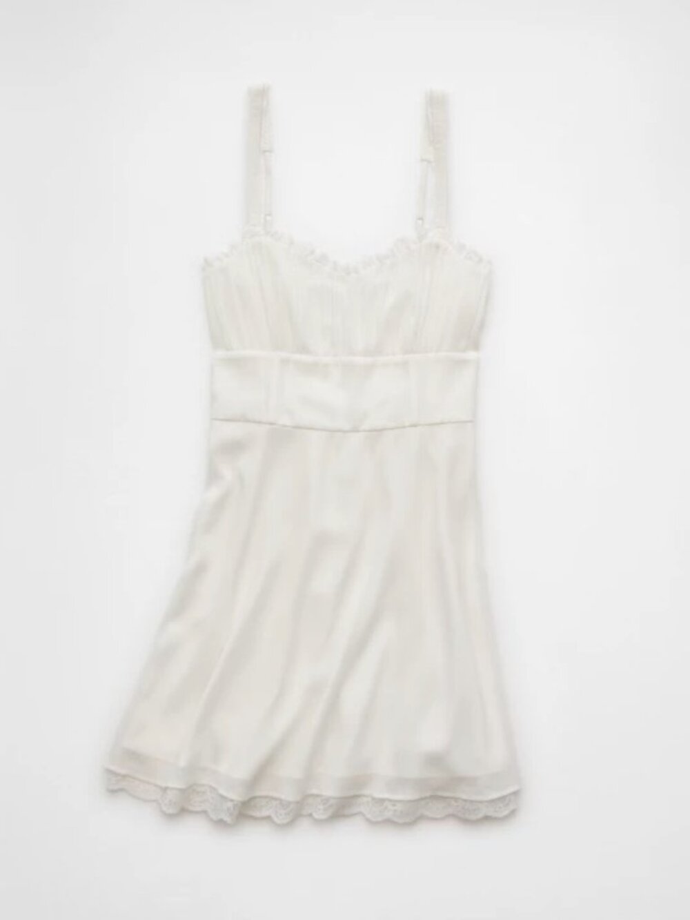 American Eagle x The Summer I Turned Pretty Belly White Mini Dress XS
